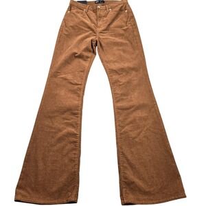 Gap Pants Womens 4 Brown 70s Flare High Rise Corduroy Stretch 27R Jeans